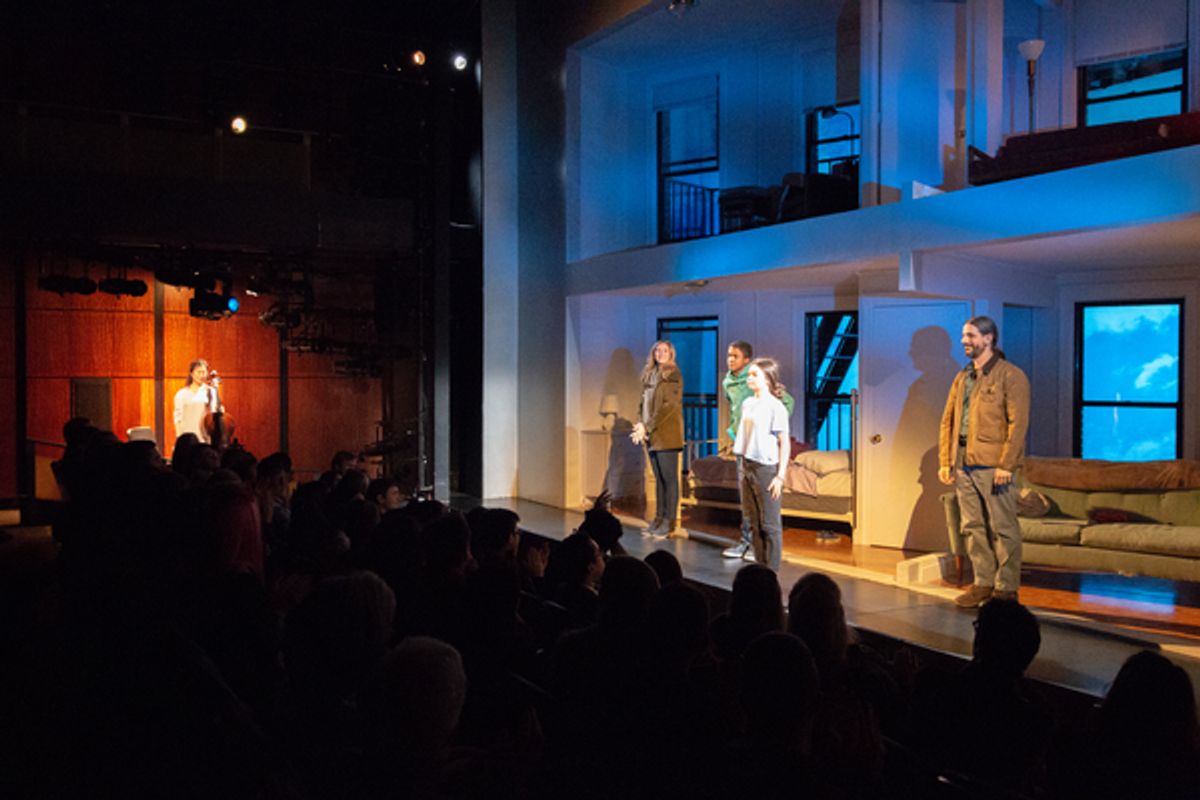 Christine Kim, Cassie Beck, Ian Saint-Germain, Ella Kennedy Davis and Lucas Papaelias at 