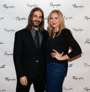 Lucas Papaelias and Cassie Beck @ BroadwayWorld Lucas Papaelias and Cassie Beck Photo