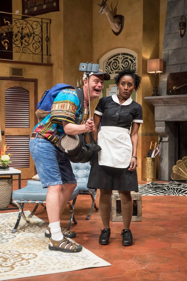 Rainn Wilson and Celeste M. Cooper Photo