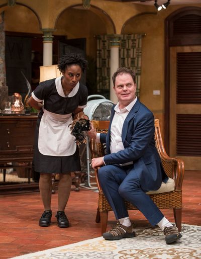 Celeste M. Cooper and Rainn Wilson Photo