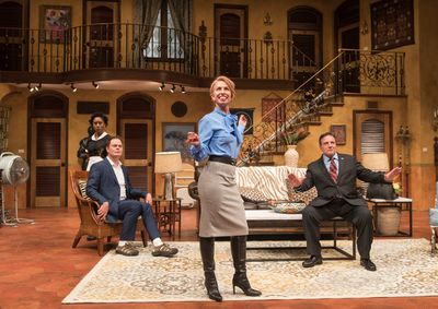 Celeste M. Cooper, Rainn Wilson, Audrey Francis and Michael Accardo Photo