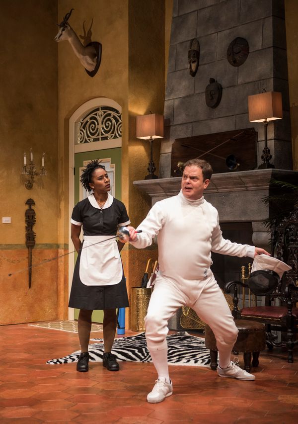 Celeste M. Cooper and Rainn Wilson Photo
