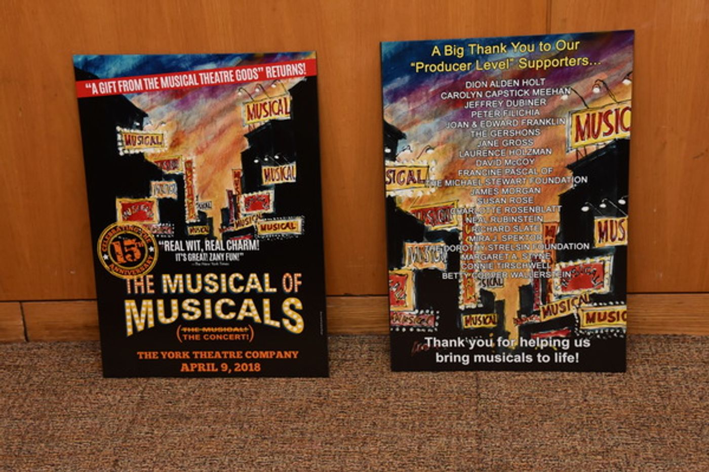 Photo Coverage: Go Inside York Theatre Company's Gala, THE MUSICAL OF MUSICALS!  Image