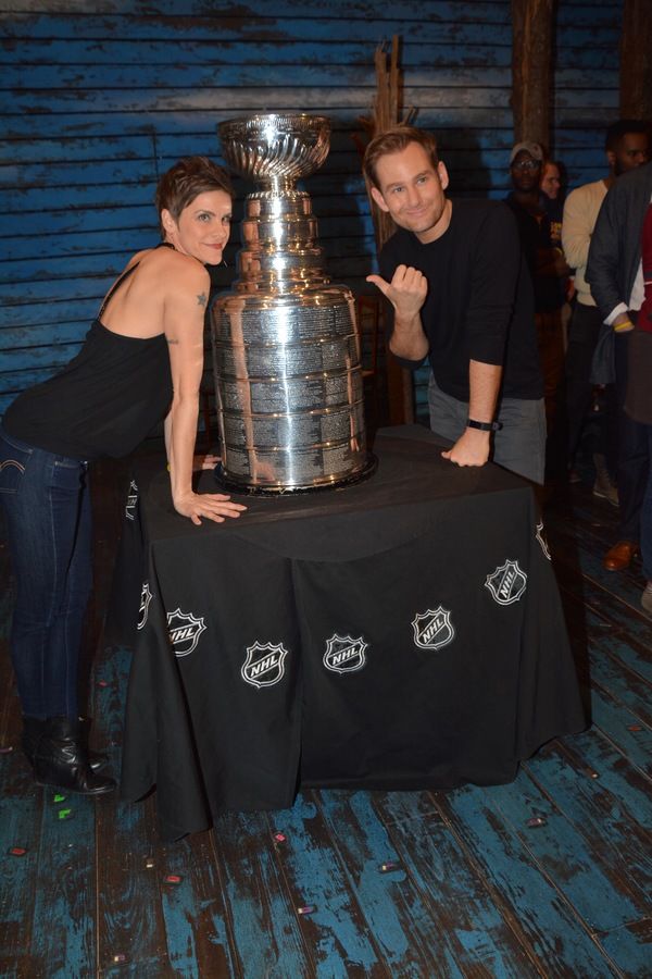 Jenn Colella and Chad Kimball Photo
