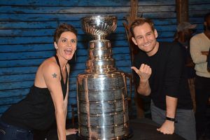 Jenn Colella and Chad Kimball Photo