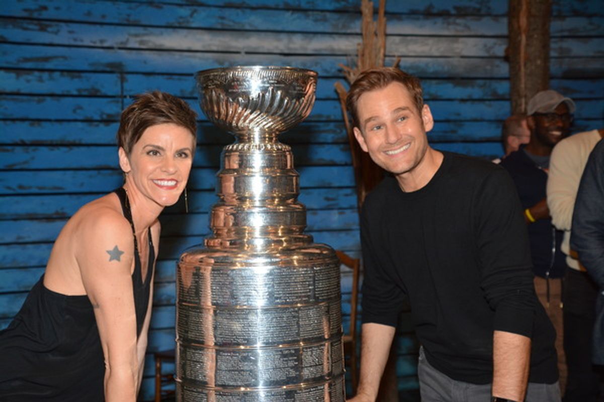 Jenn Colella and Chad Kimball at 