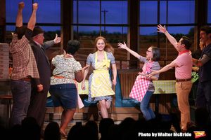 Katharine McPhee with cast @ BroadwayWorld Katharine McPhee with cast Photo