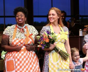 NaTasha Yvette Williams and Katie Grober with Katharine McPhee @ BroadwayWorld NaTasha Yvette Williams and Katie Grober with Katharine McPhee Photo