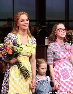 Katie Grober and Caitlin Houlahan with Katharine McPhee @ BroadwayWorld Katie Grober and Caitlin Houlahan with Katharine McPhee Photo