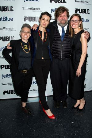 Erin McKeown, Quiara Alegria Hudes, Oskar Eustis, Lear deBessonet @ BroadwayWorld Erin McKeown, Quiara Alegria Hudes, Oskar Eustis, Lear deBessonet Photo