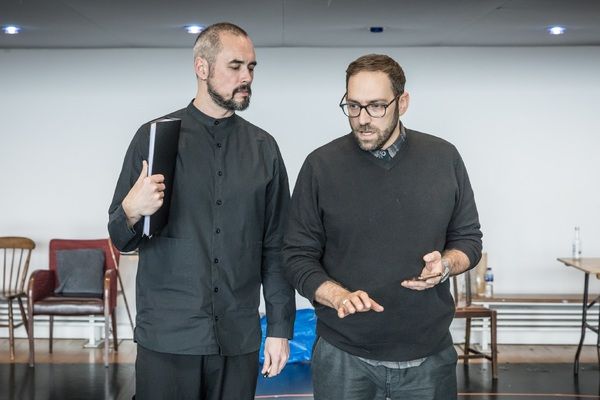 Steve John Shepherd (Vova) and Ben Caplin (Isaac Babel) Photo