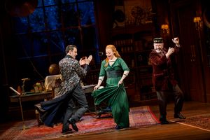 Harry Hadden-Paton, Lauren Ambrose, and Allan Corduner  Photo