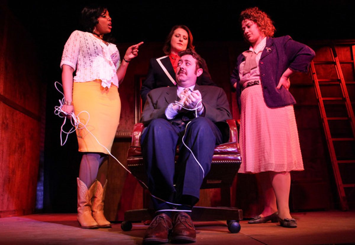 Sharriese Hamilton, Anne Sheridan Smith, Scott Danielson and Sara Reinecke at 