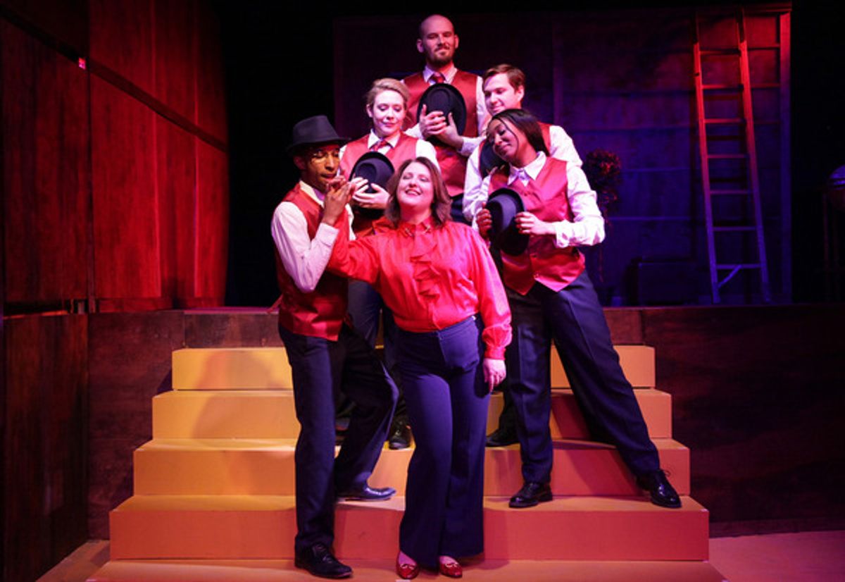 Anne Sheridan Smith with (left to right) Michael Turrentine, Khaki Pixley, Ted Kitterman, Royen Kent and Tyler Symone at 