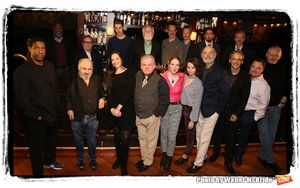 Denzel Washington with the Broadway cast of "The Iceman Cometh" Press Photocall at Delmonico's on April 11, 2018 in New York City. @ BroadwayWorld Denzel Washington with the Broadway cast of "The Iceman Cometh" Press Photocall at D Photo