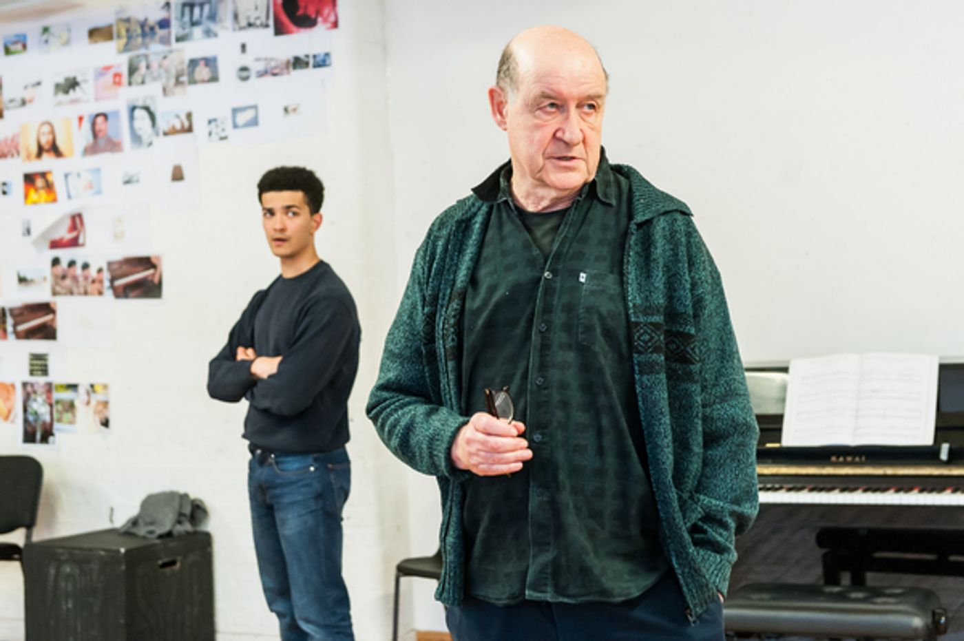 Photo Flash: In Rehearsal with NOT TALKING at the Arcola Theatre  Image