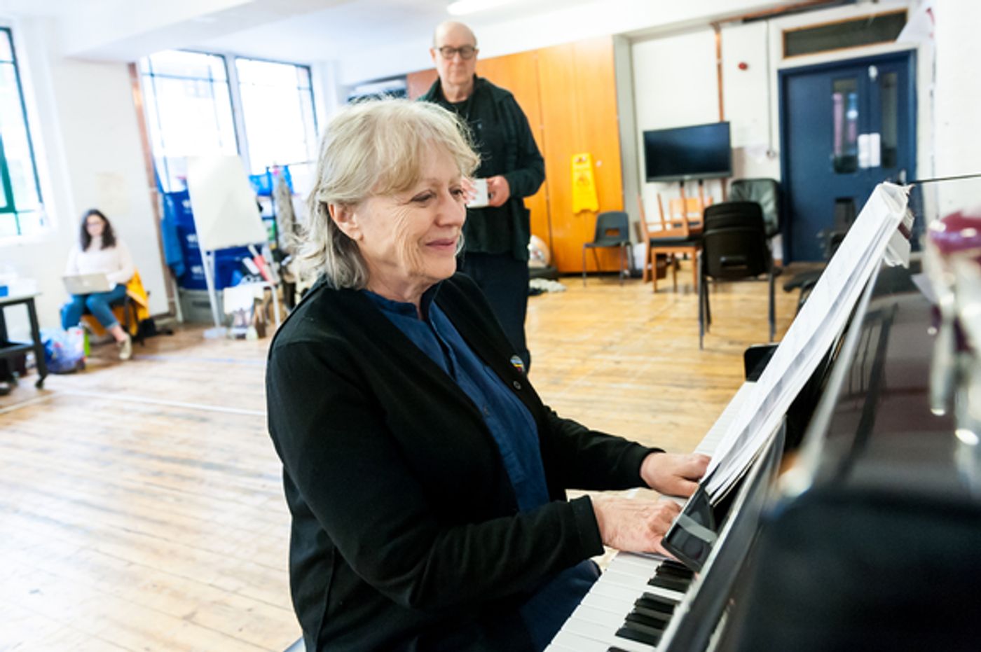 Photo Flash: In Rehearsal with NOT TALKING at the Arcola Theatre  Image