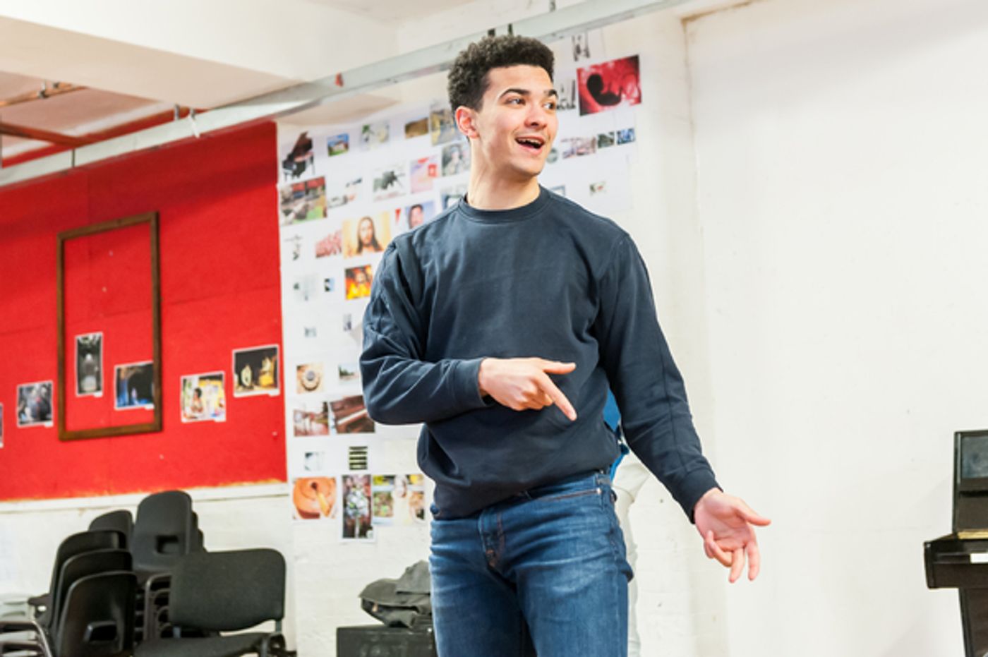 Photo Flash: In Rehearsal with NOT TALKING at the Arcola Theatre  Image