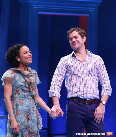 Lauren Ridloff and Joshua Jackson Photo