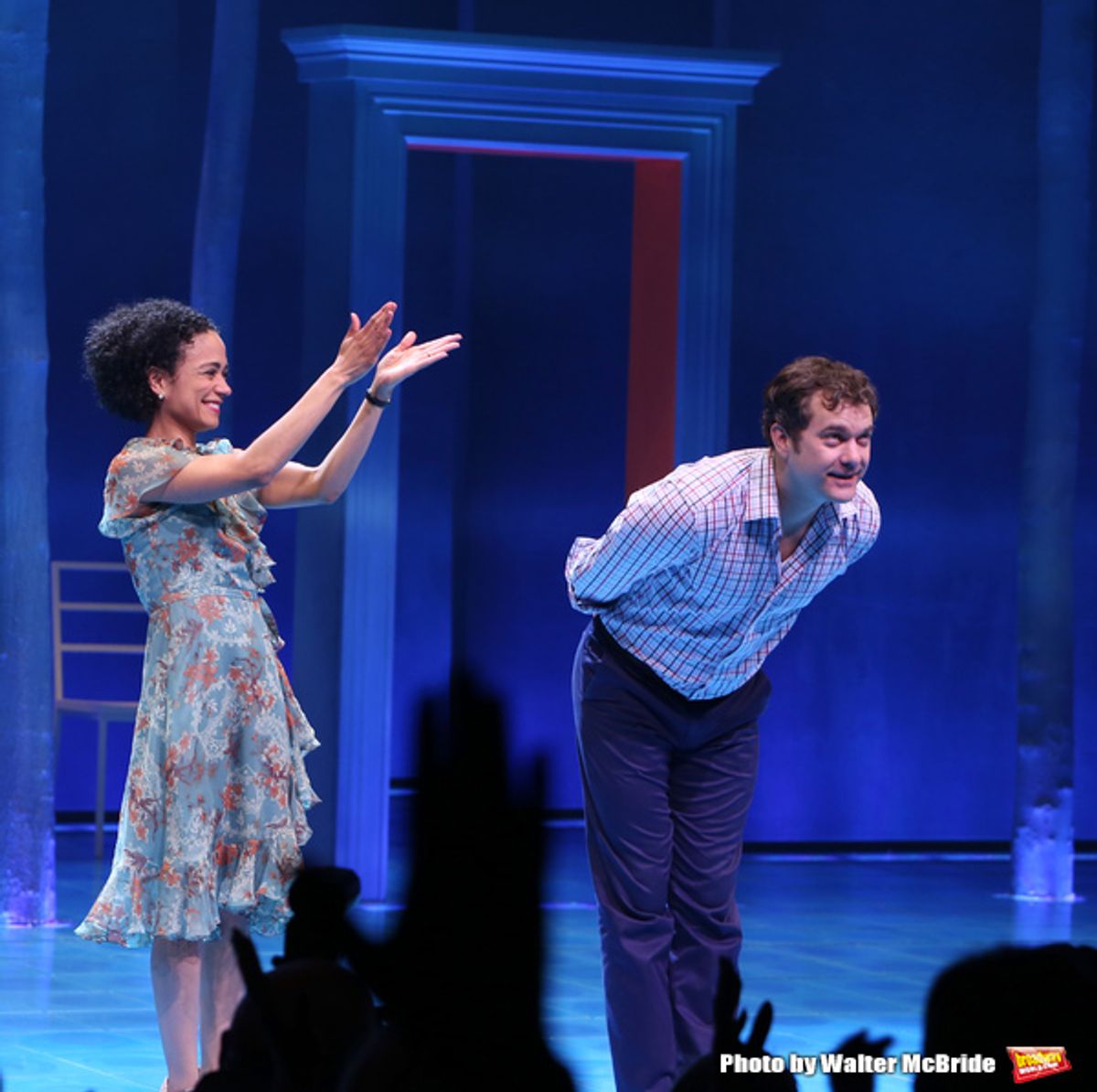 Lauren Ridloff and Joshua Jackson at 