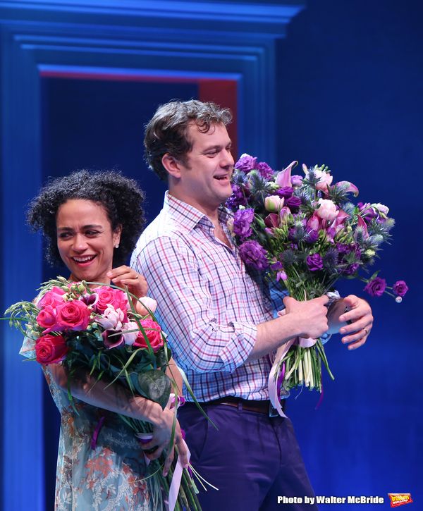 Lauren Ridloff and Joshua Jackson Photo