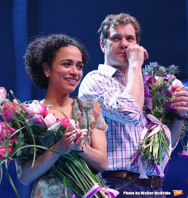 Lauren Ridloff and Joshua Jackson Photo