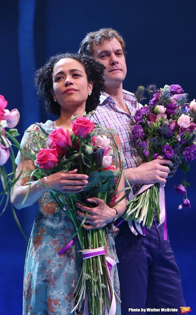 Lauren Ridloff and Joshua Jackson  Photo