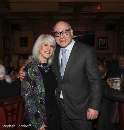 Jamie deRoy & Michael Gyure, Executive Director Friars Club Photo