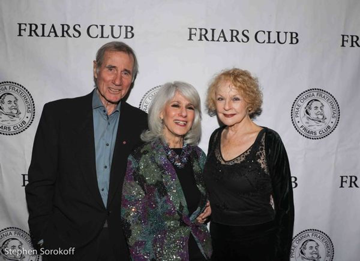 Jim Dale, Jamie deRoy, Penny Fuller at 