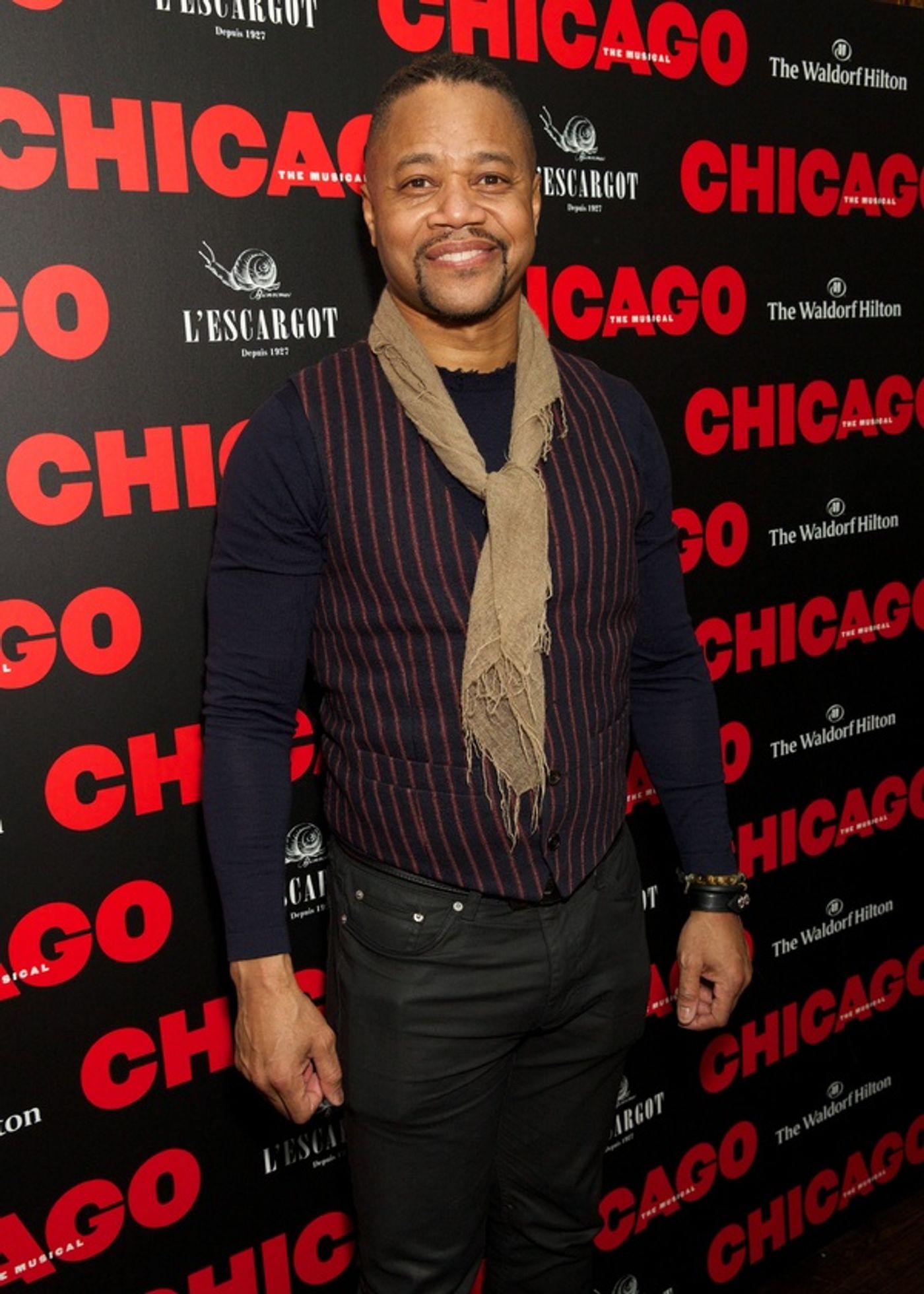 Photo Flash: Cuba Gooding Jr., Ruthie Henshall, and the Cast of CHICAGO Celebrate Opening Night  Image
