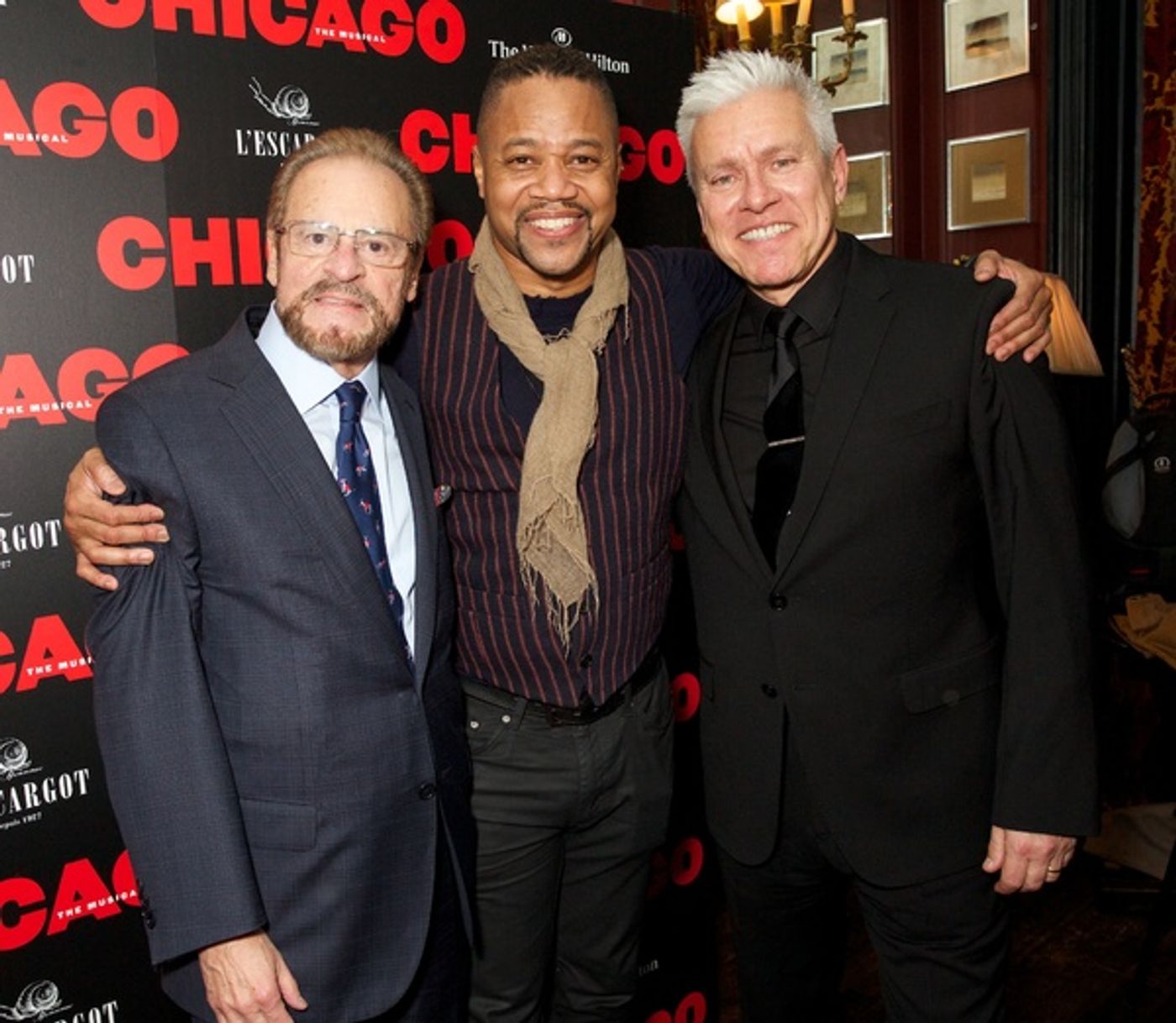 Photo Flash: Cuba Gooding Jr., Ruthie Henshall, and the Cast of CHICAGO Celebrate Opening Night  Image