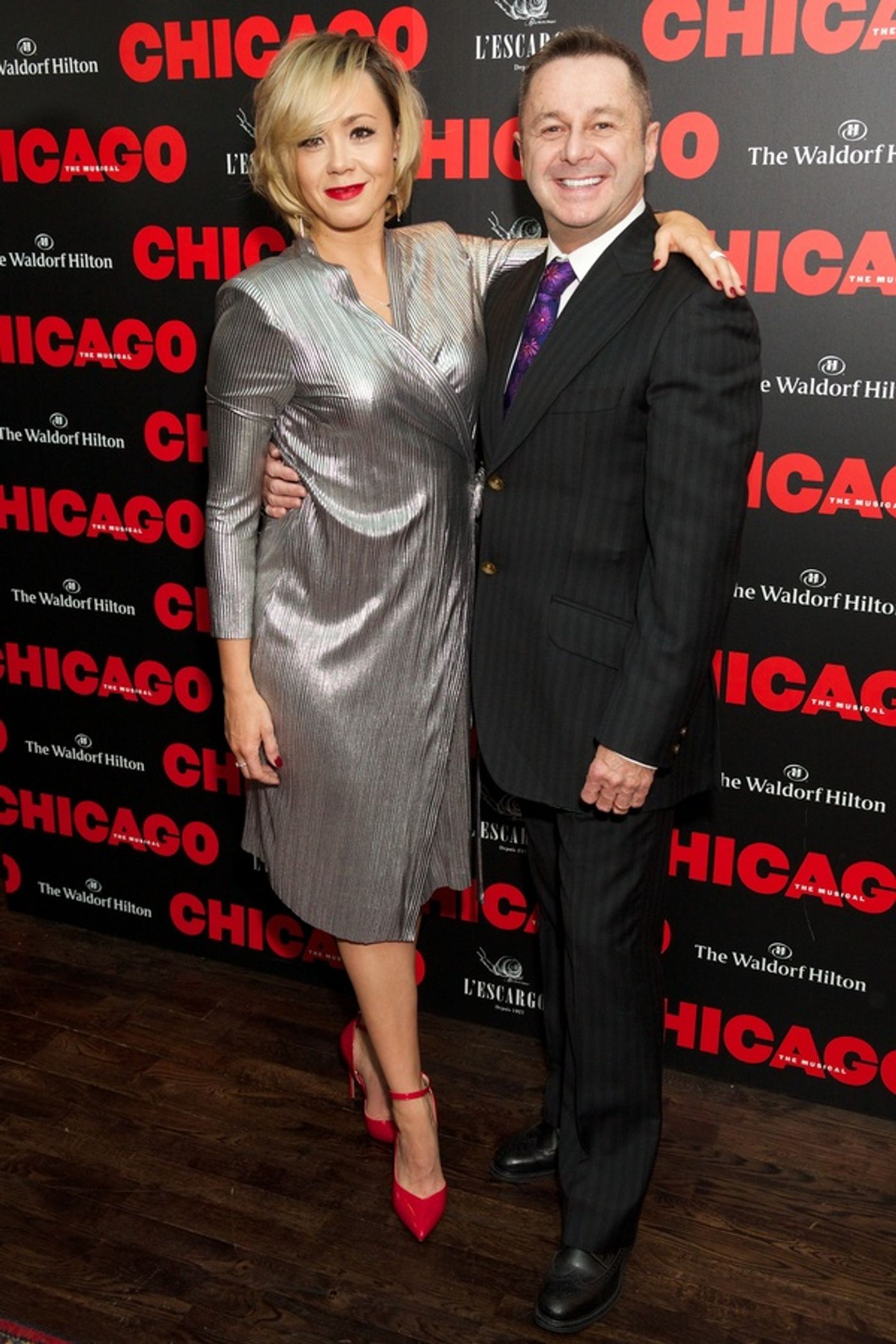 Photo Flash: Cuba Gooding Jr., Ruthie Henshall, and the Cast of CHICAGO Celebrate Opening Night  Image