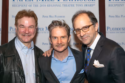 ):  Robert Wuhl, Peter Benson, John Rando Photo