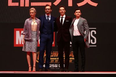 Tom Hiddleston; Benedict Cumberbatch; Tom Holland; Pom Klementieff Photo