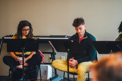 Leigha Kato and Ben Grinberg, photo credit Alex Medvick. Photo
