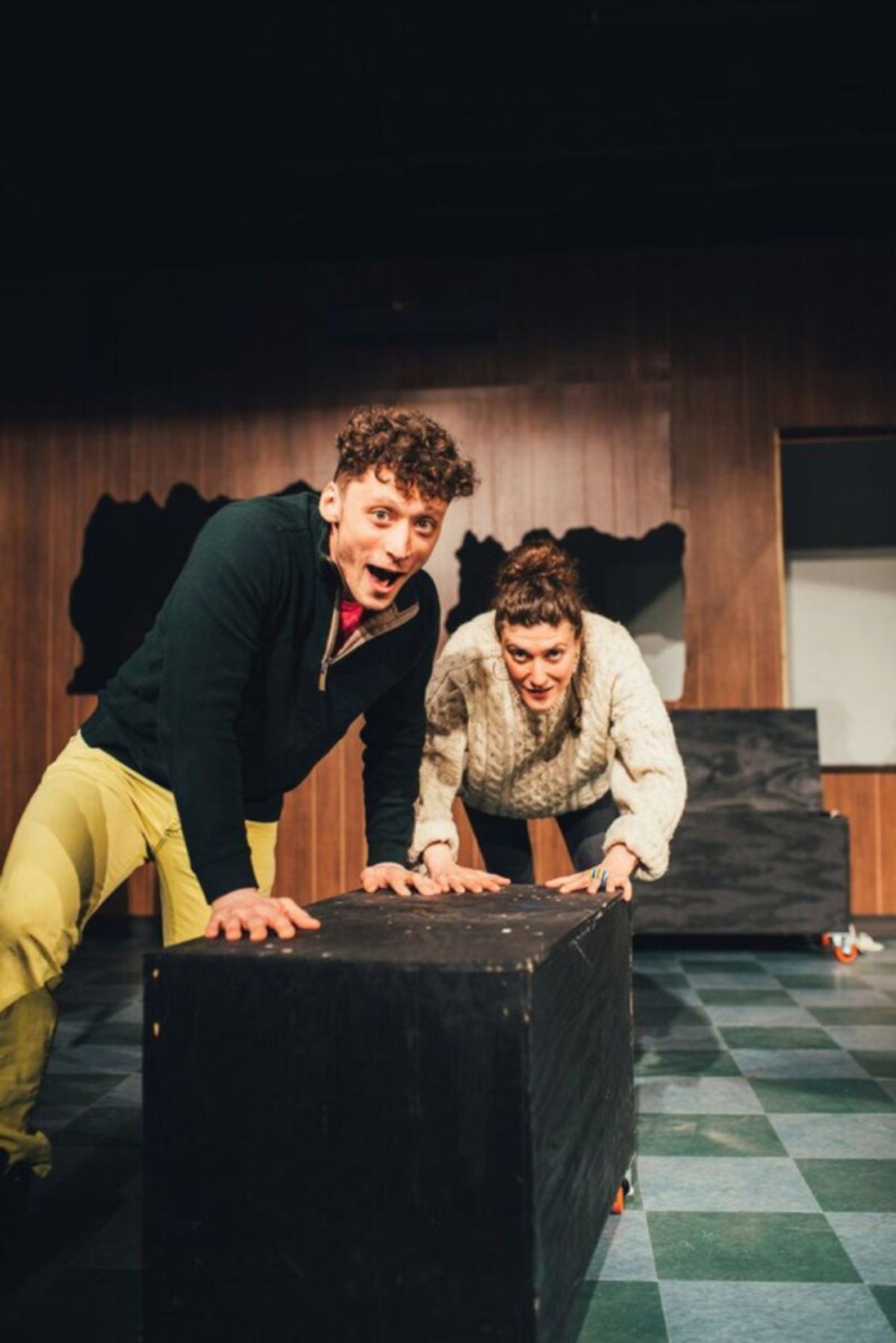 Ben Grinberg and Mel Krodman, photo credit Alex Medvick. at 