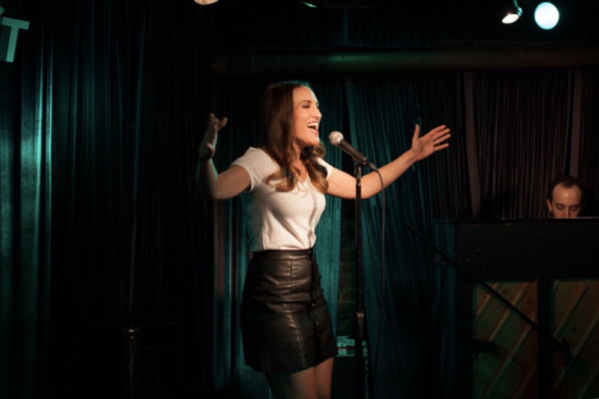 Caitlin Lester-Sams sings the merits of being a Man from The Full Monty at 