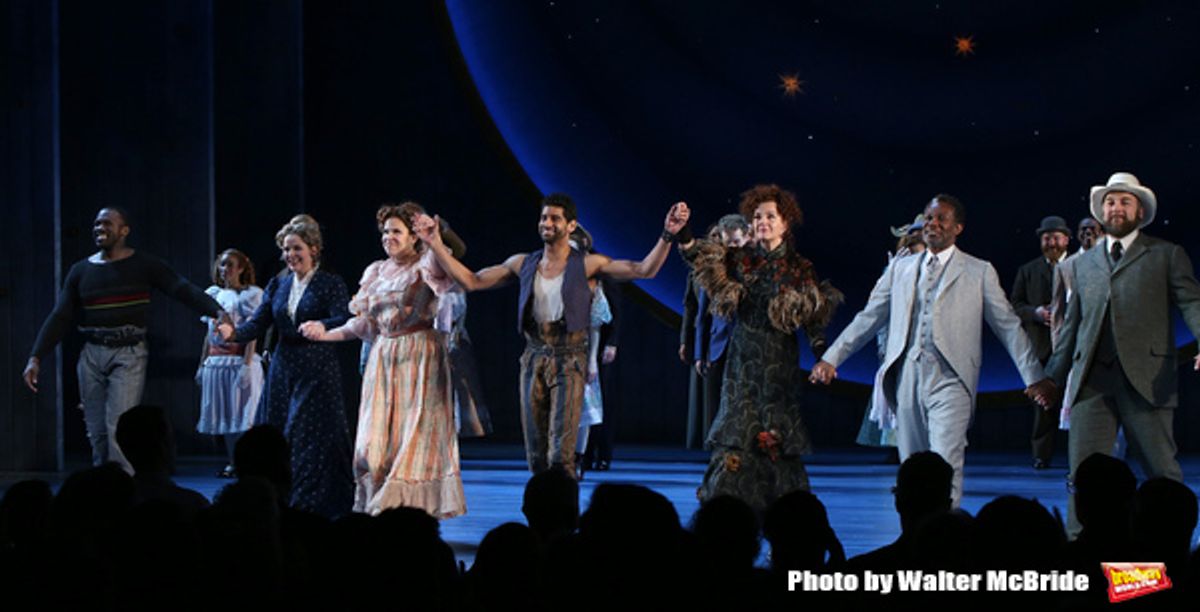 Joshua Henry, Renee Fleming, Lindsay Mendez, Amir Ramasar, Margaret Colin, John Douglas Thompson and Alexander Gemignani  at 