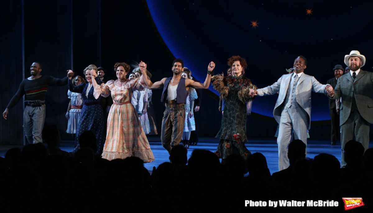 Joshua Henry, Renee Fleming, Lindsay Mendez, Amir Ramasar, Margaret Colin, John Douglas Thompson and Alexander Gemignani  at 