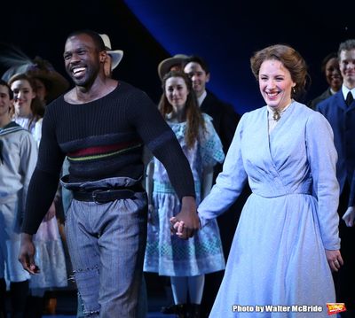 Joshua Henry and Jessie Mueller  Photo