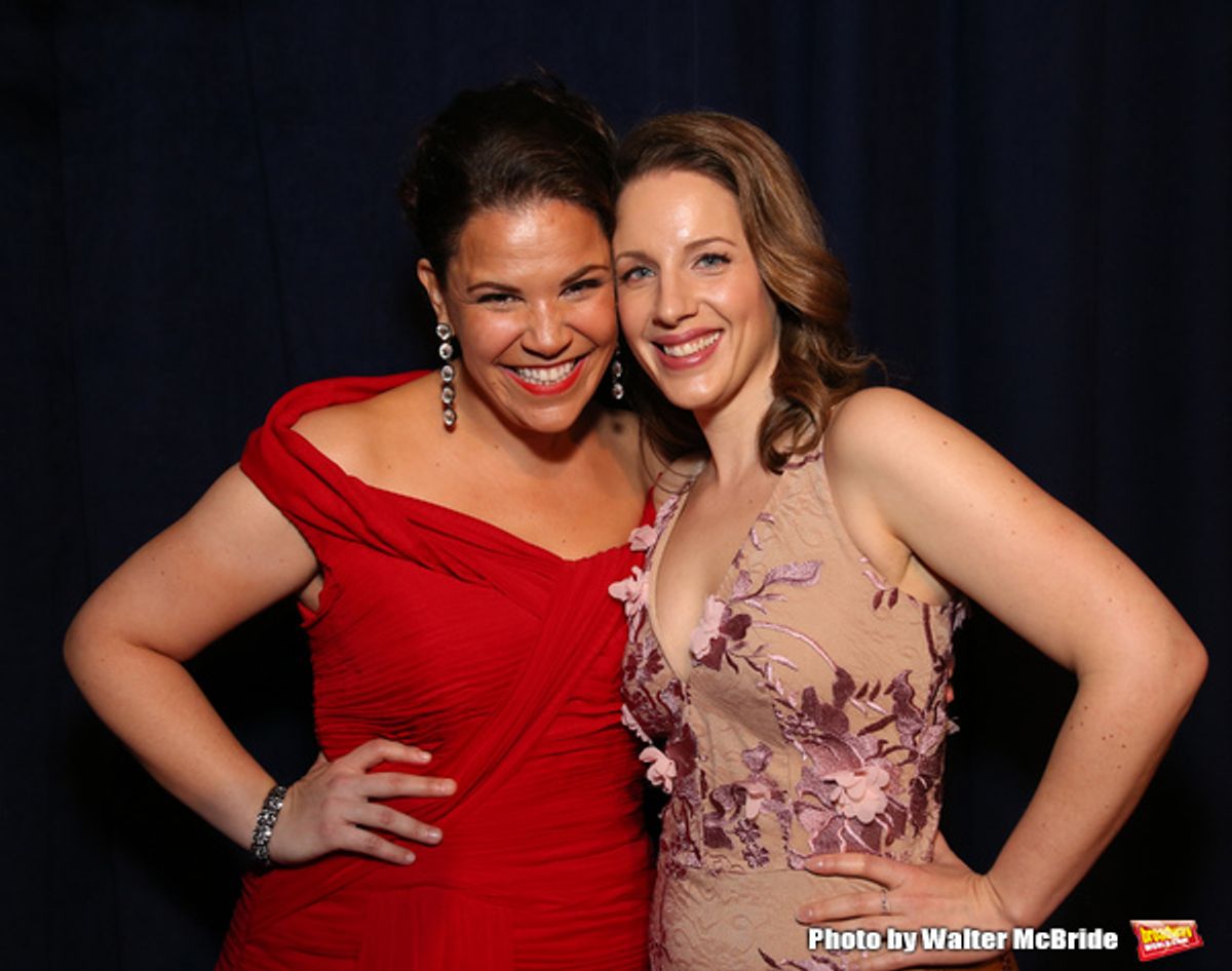Lindsay Mendez and Jessie Mueller  at 