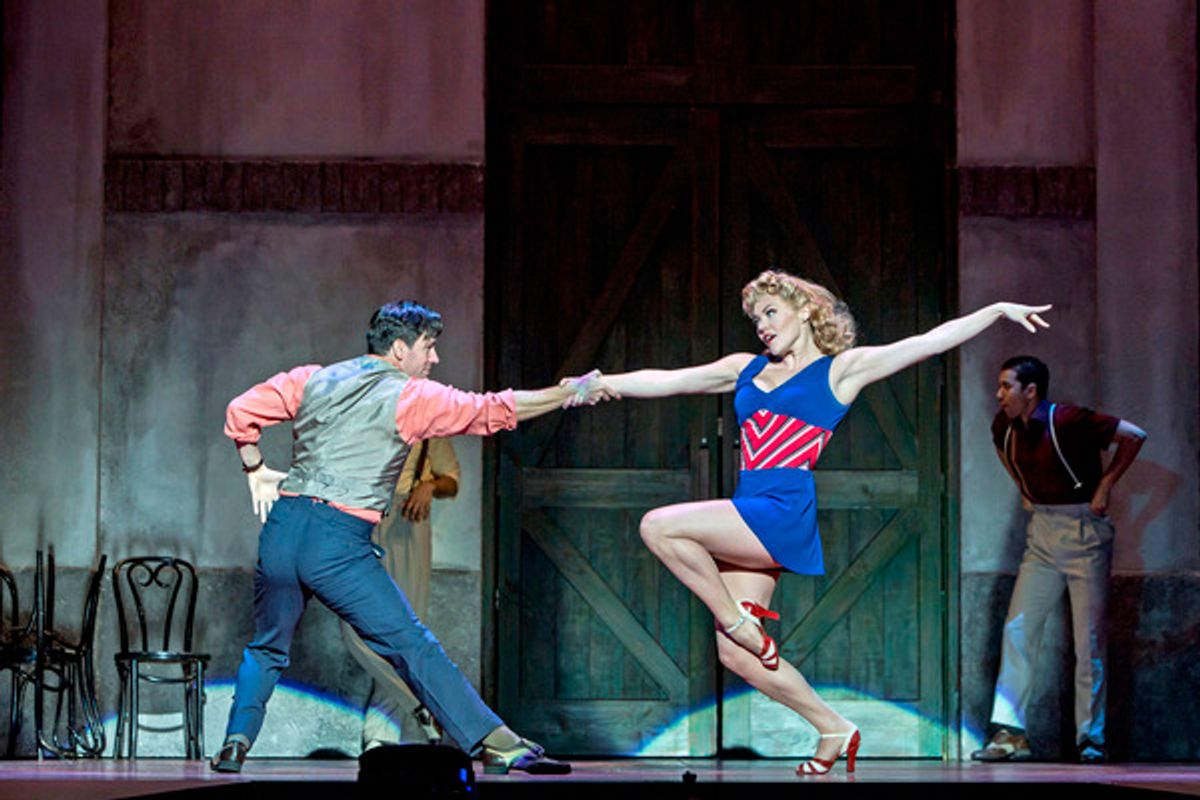 Clyde Alves and Robyn Hurder at 