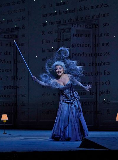 Kathleen Kim as the Fairy Godmother in Massenet's Cendrillon. Photo: Ken Howard / Met Photo