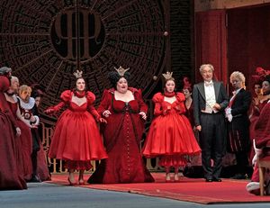 Maya Lahyani, Stephanie Blythe, Ying Fang, and Laurent Naouri Photo