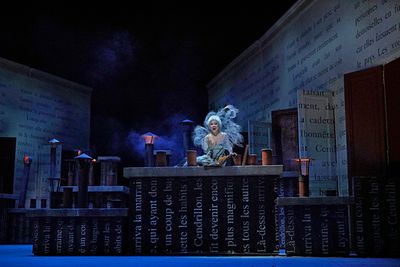 Kathleen Kim as the Fairy Godmother in Massenet's Cendrillon. Photo: Ken Howard / Met Photo