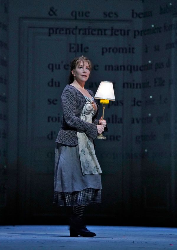 Joyce DiDonato in the title role of Massenet's Cendrillon. Photo: Ken Howard / Met Op Photo