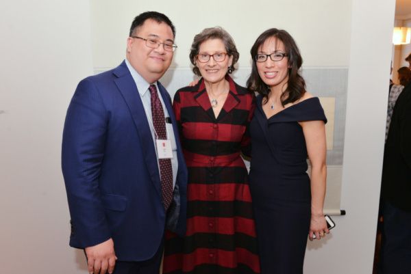 Lawrence Wee, Lydia Kontos, Christina Wee Photo