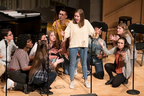 Students from the Rosetta LeNoire Musical Theatre Academy Photo