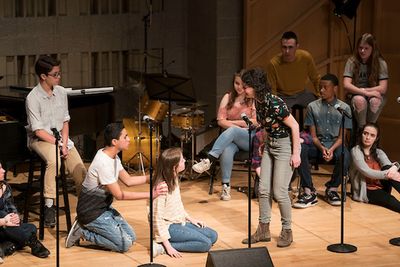 Students from the Rosetta LeNoire Musical Theatre Academy Photo