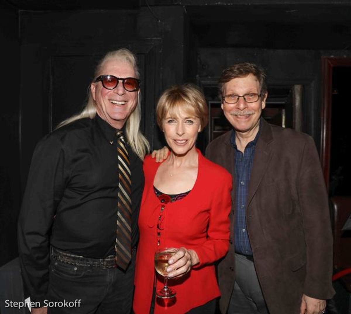 Ron Abel, music director, Liz Robertson, Barry Kleinbort, director at 